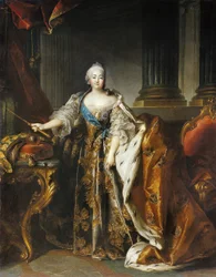 Porträt der Kaiserin Elisabeth, 1758